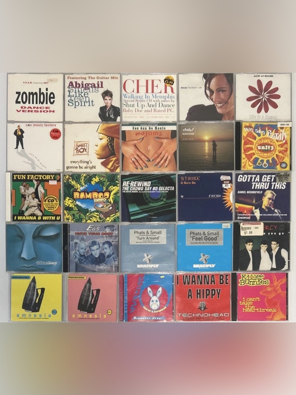 Vintage CD singles Lot of 25 [House / Trance / Dance RARE, Imports, Remixes]